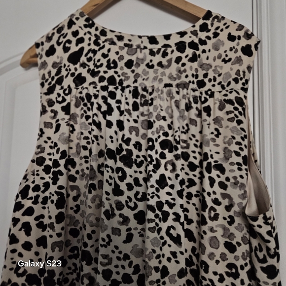 Lane Bryant Print sleevelss dress - Picture 4 of 4